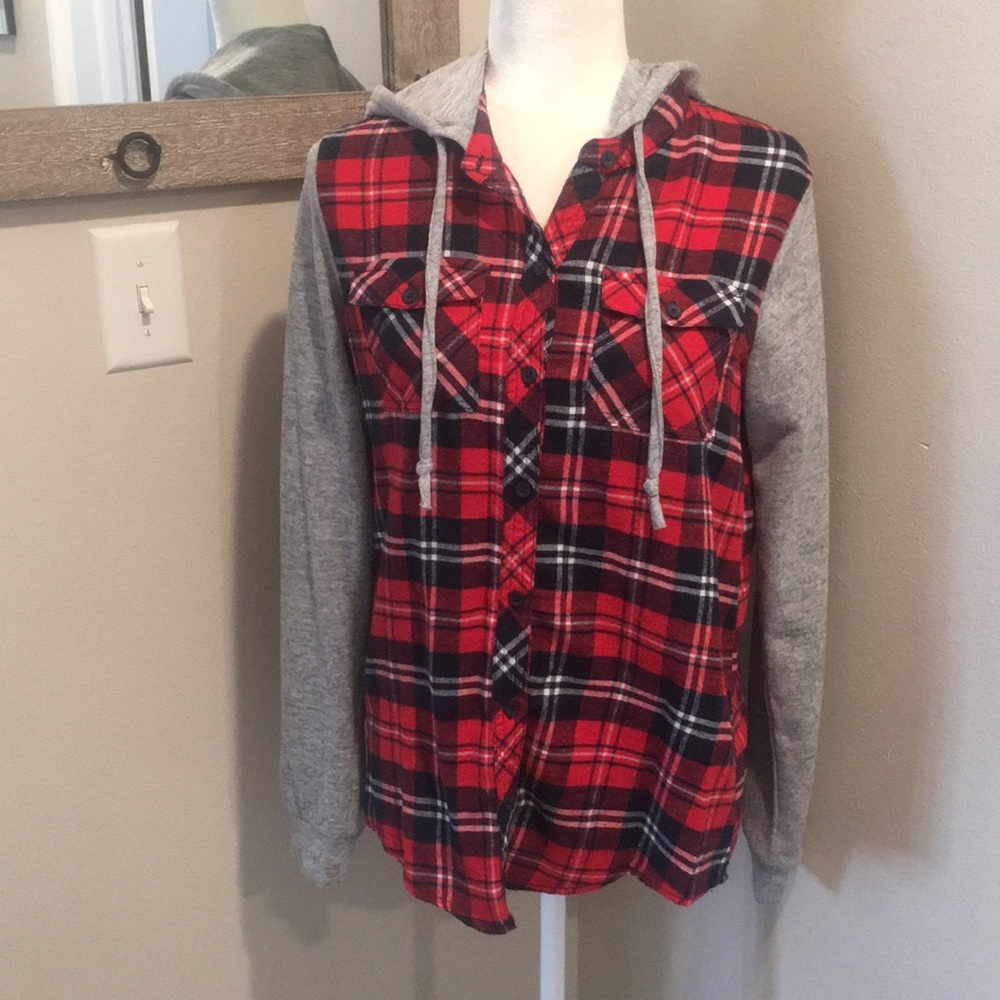 Flannel/ Hoodie Pullover